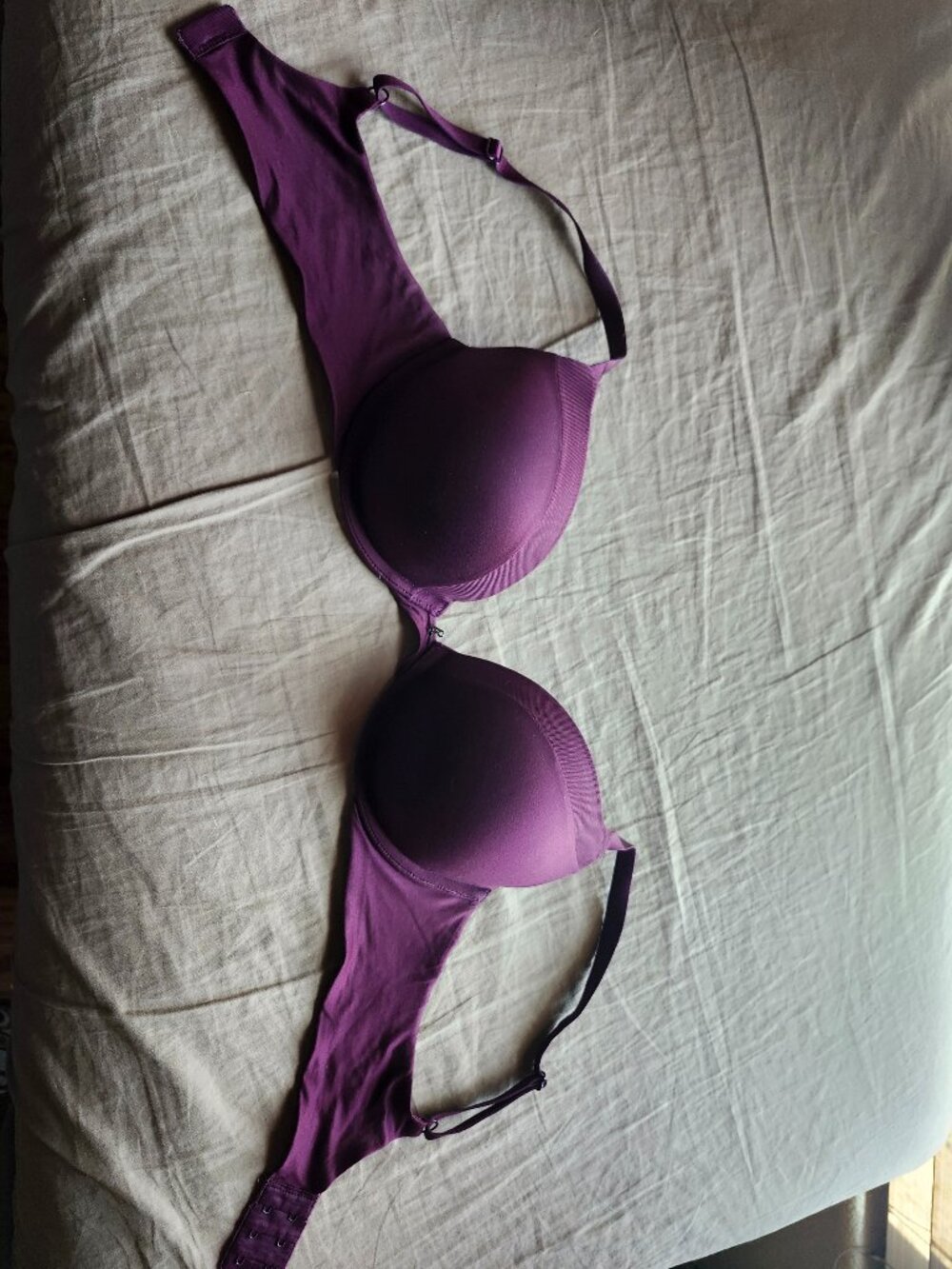 Victoria's Secret Fabulous Lined Demi Bra Purple 36C